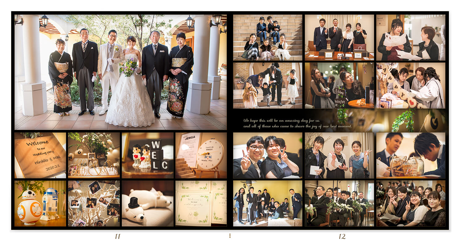 11～12ページ サンクレール教会/メゾンエルミタージュ 結婚式アルバム