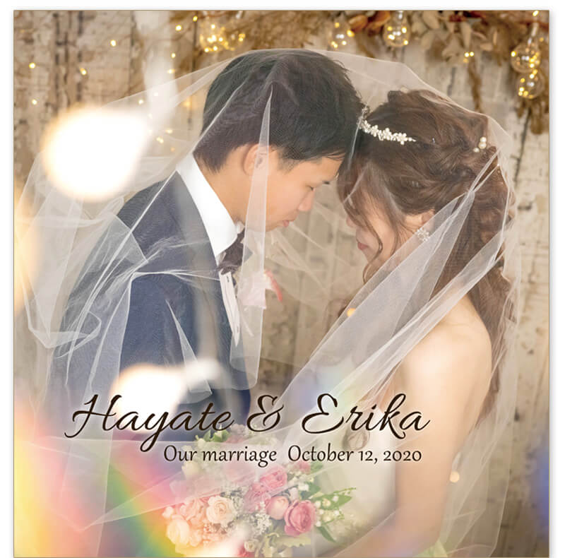 フォトウェディングアルバム 表紙