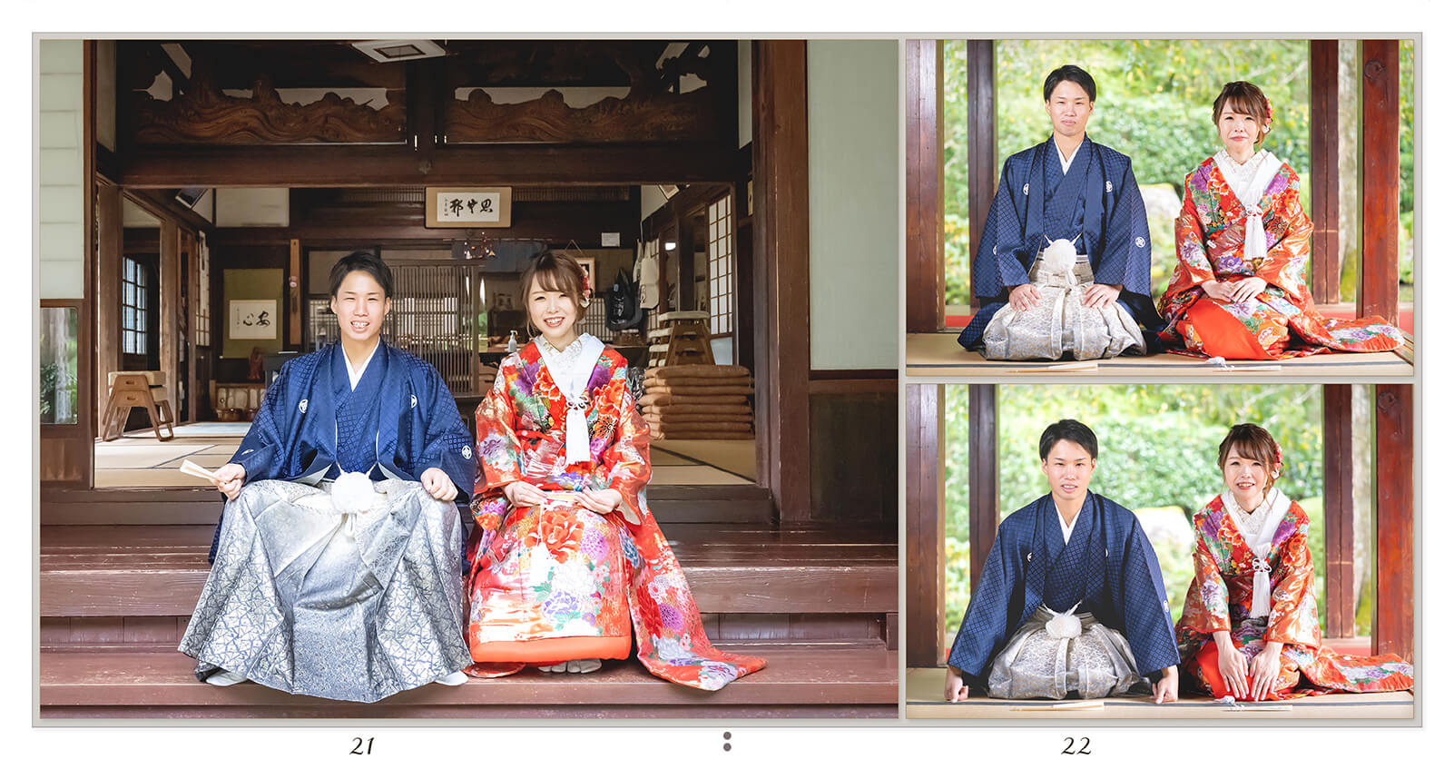 21～22ページ フォトウェディングアルバム