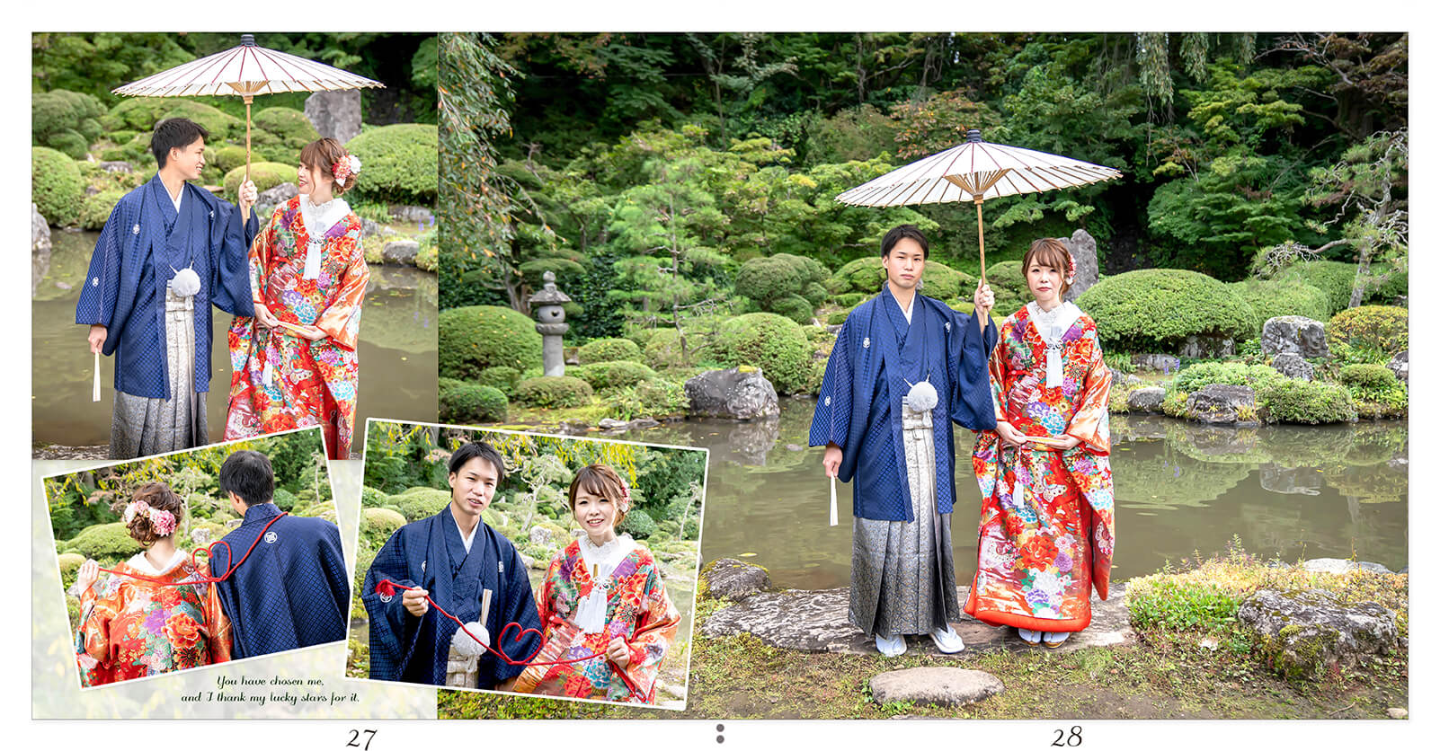 27～28ページ フォトウェディングアルバム