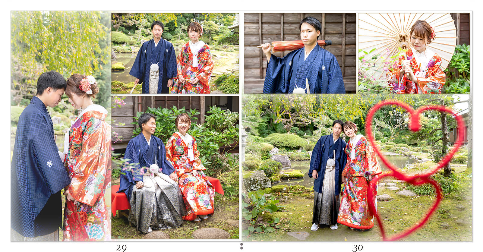 29～30ページ フォトウェディングアルバム