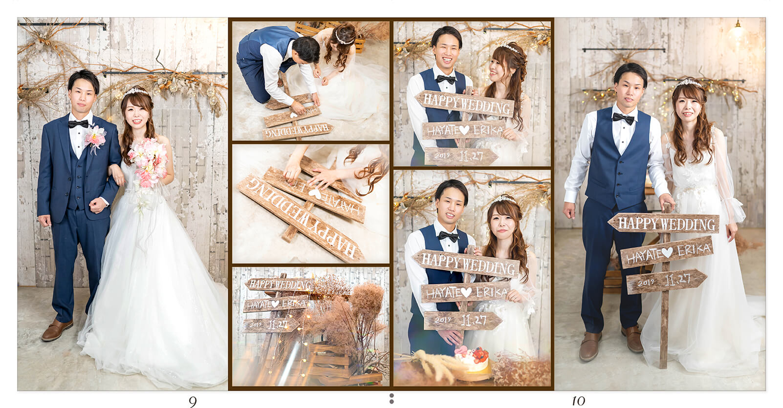 9～10ページ フォトウェディングアルバム