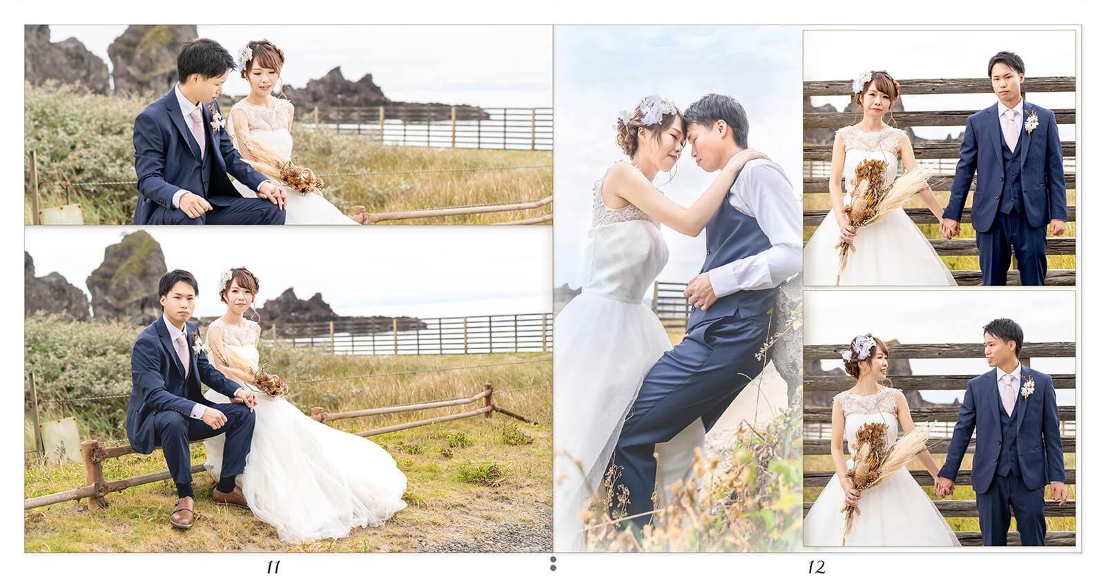 11～12ページ フォトウェディングアルバム