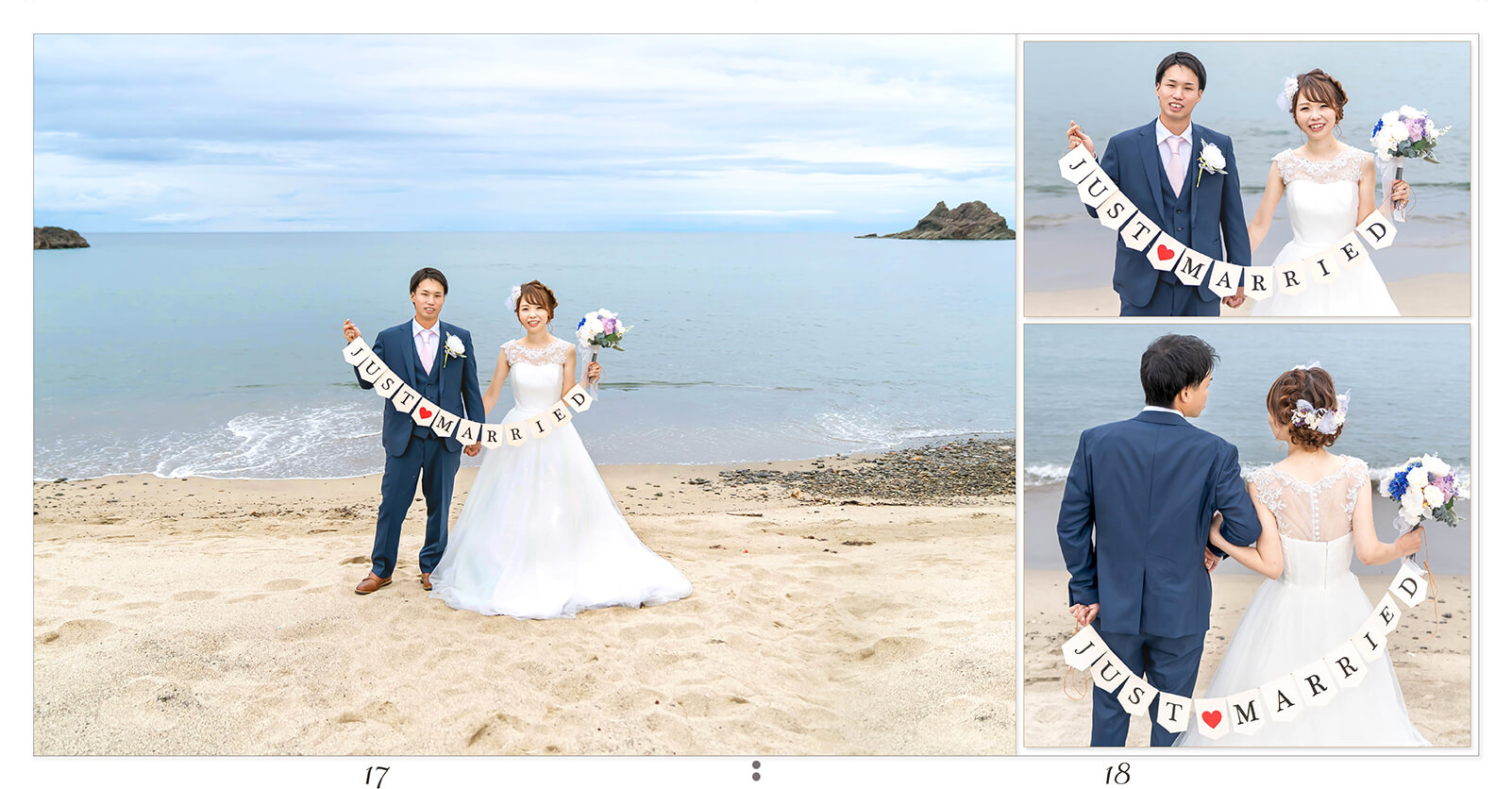 17～18ページ フォトウェディングアルバム