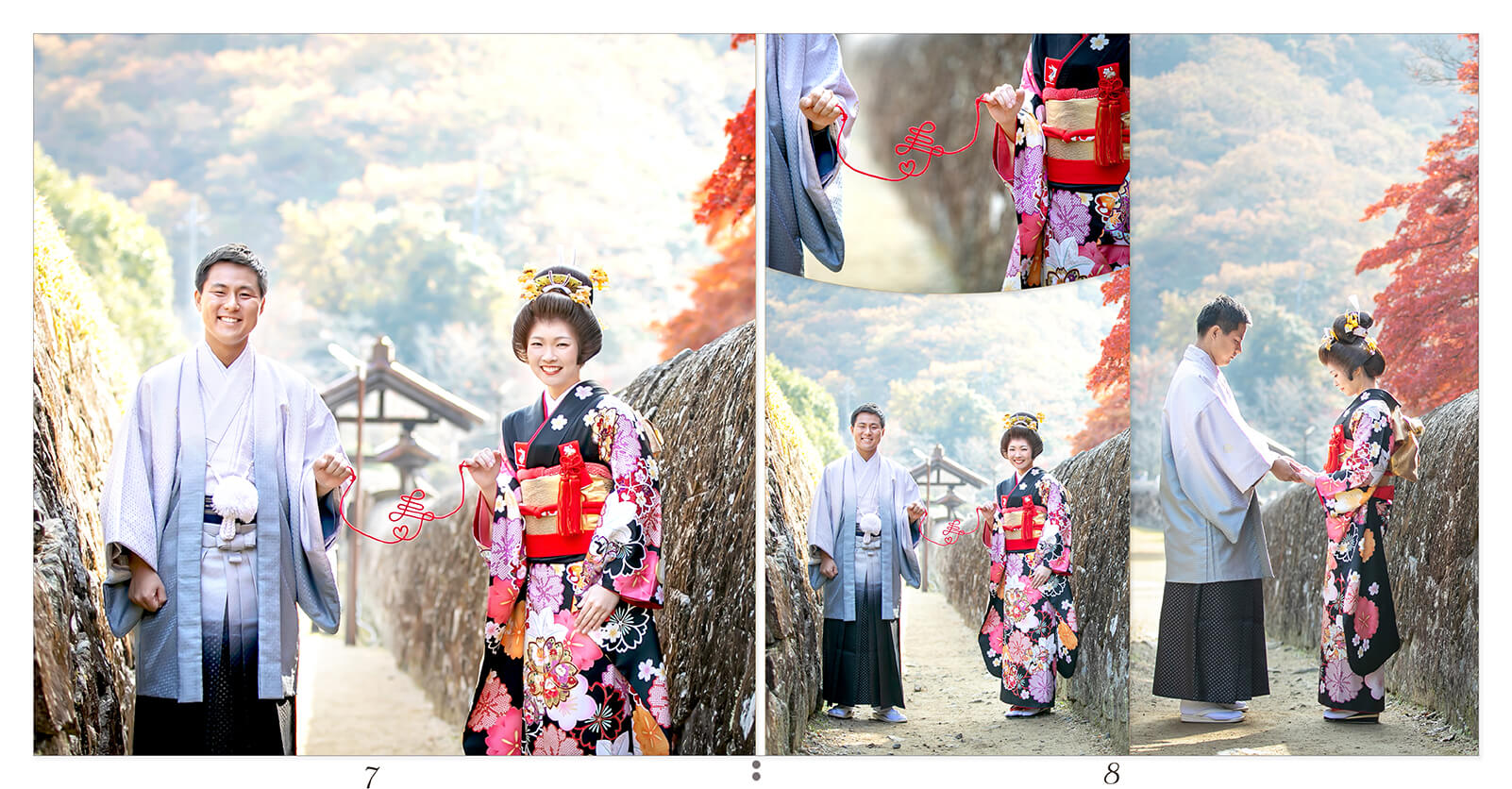 7～8ページ 閑谷学校 結婚アルバム