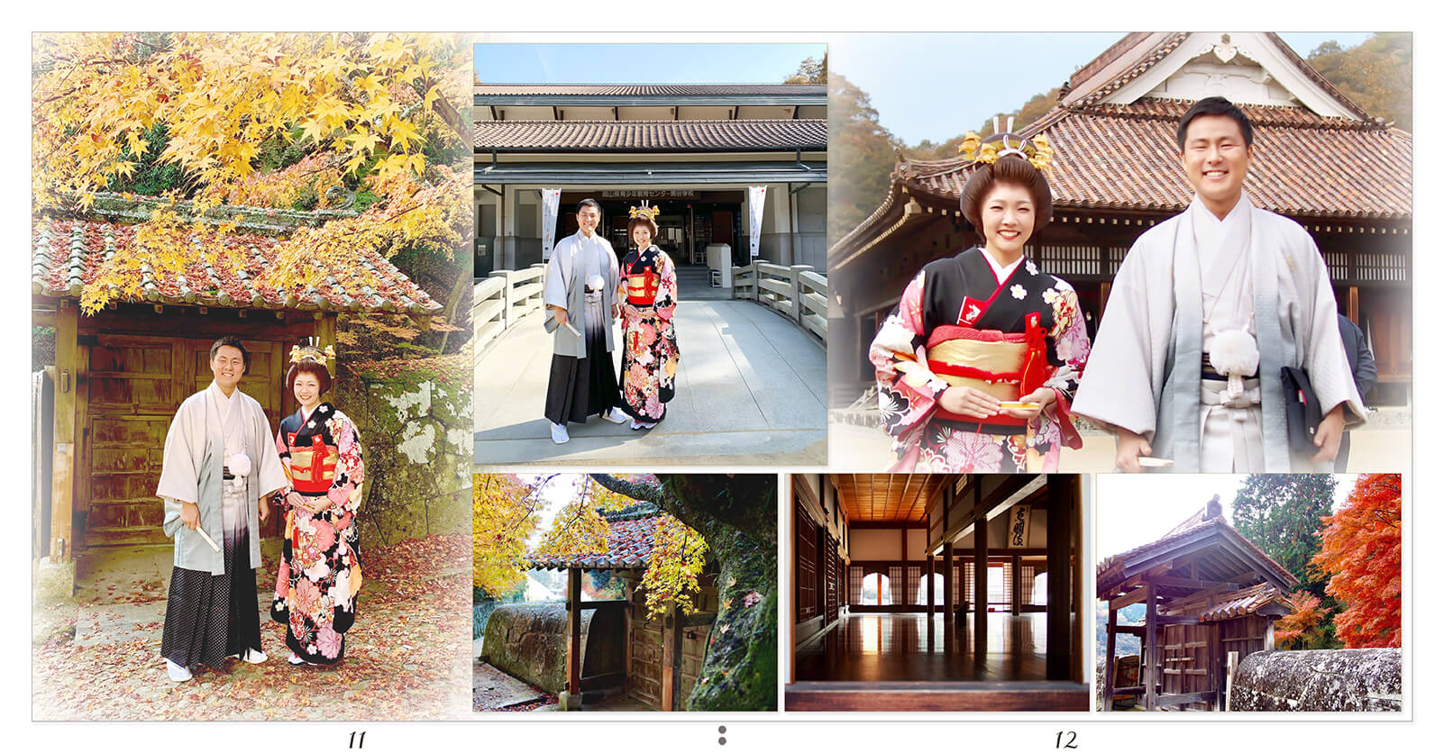 11～12ページ 閑谷学校 結婚アルバム