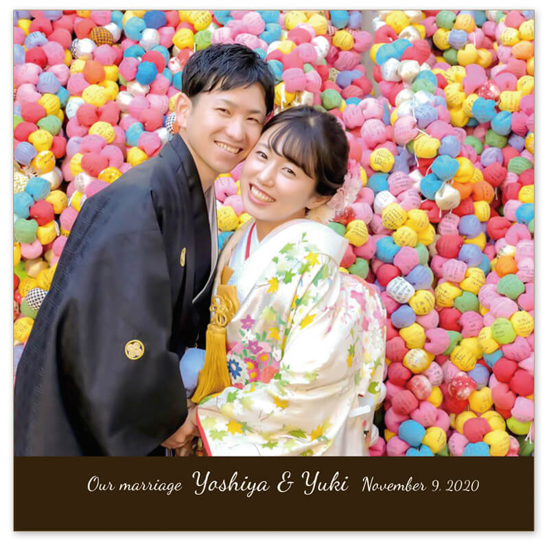 京都　前撮りアルバム 表紙