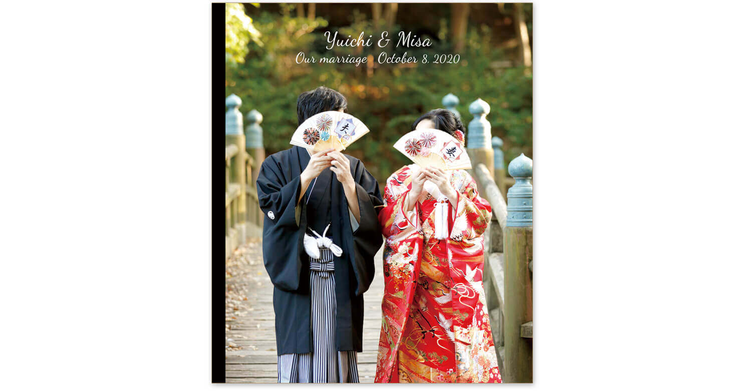 ビーチ撮影・和装 フォトウエディング 表紙