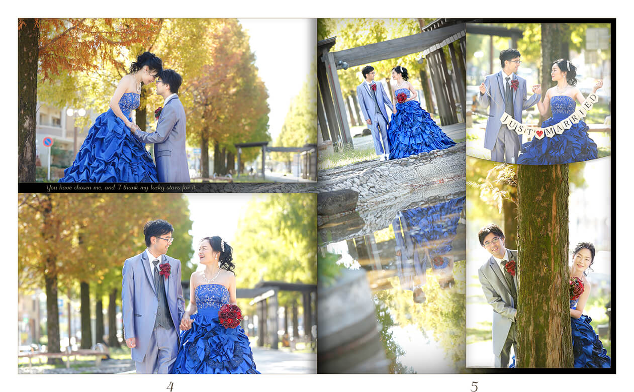 5～6ページ ビーチ撮影・和装 フォトウエディング