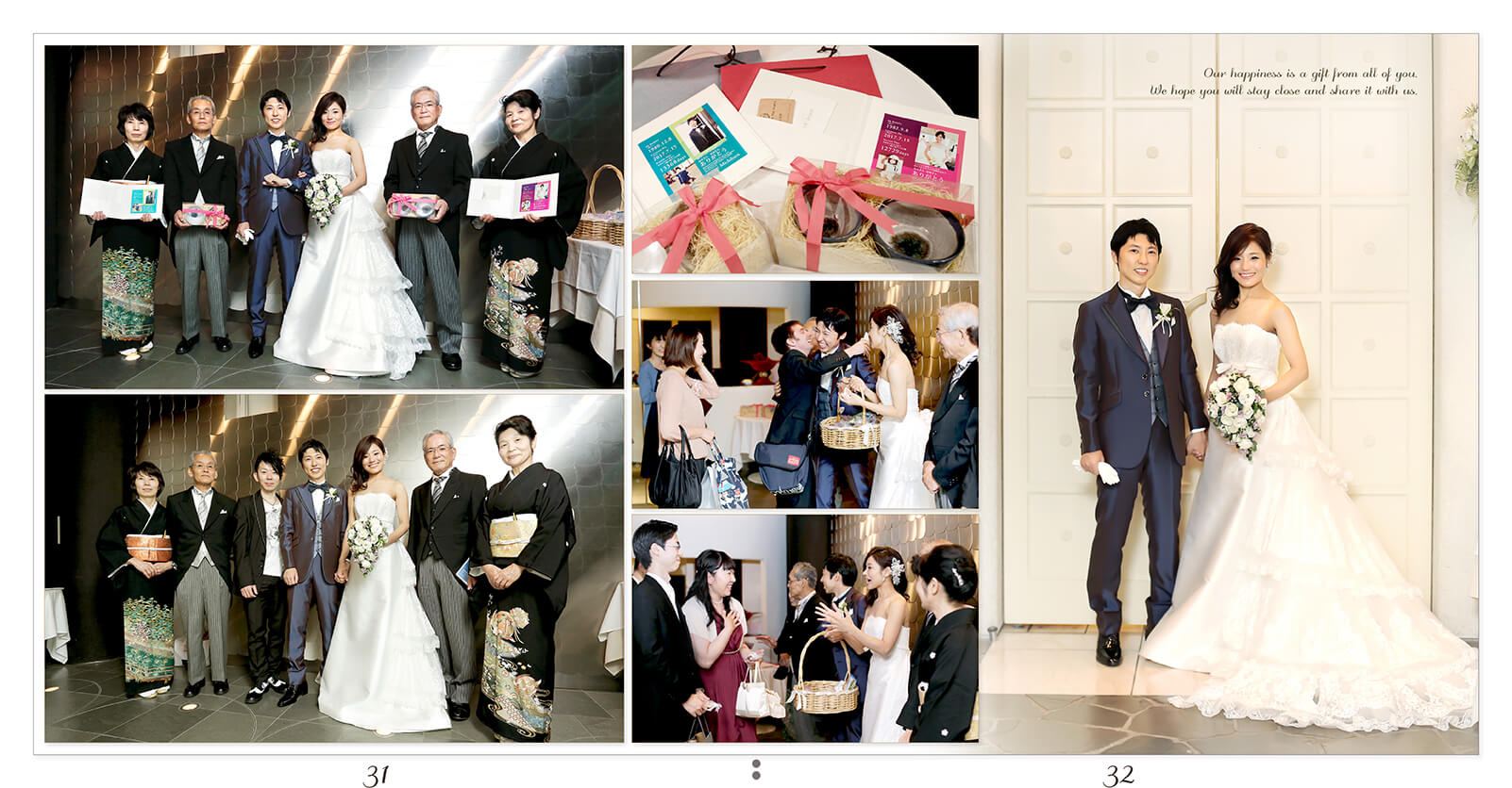 31～32ページ ツキ シュール ラメール 結婚アルバム