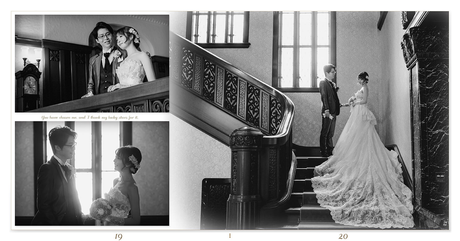 19～20ページ 旧前田侯爵邸 フォトウエディングアルバム