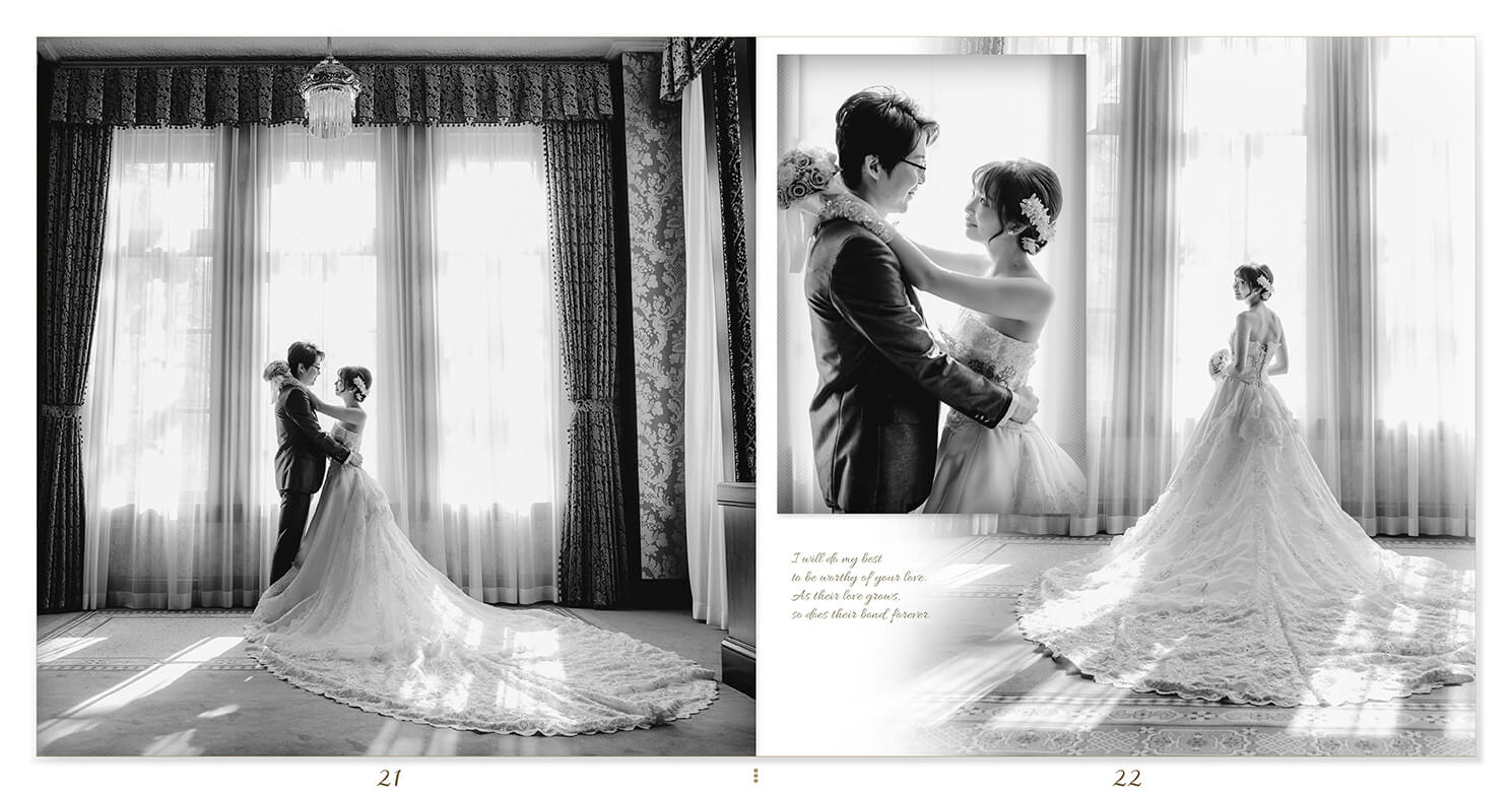 21～22ページ 旧前田侯爵邸 フォトウエディングアルバム