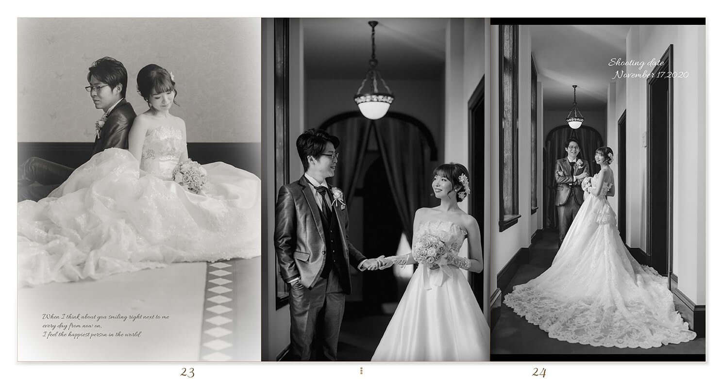 23～24ページ 旧前田侯爵邸 フォトウエディングアルバム