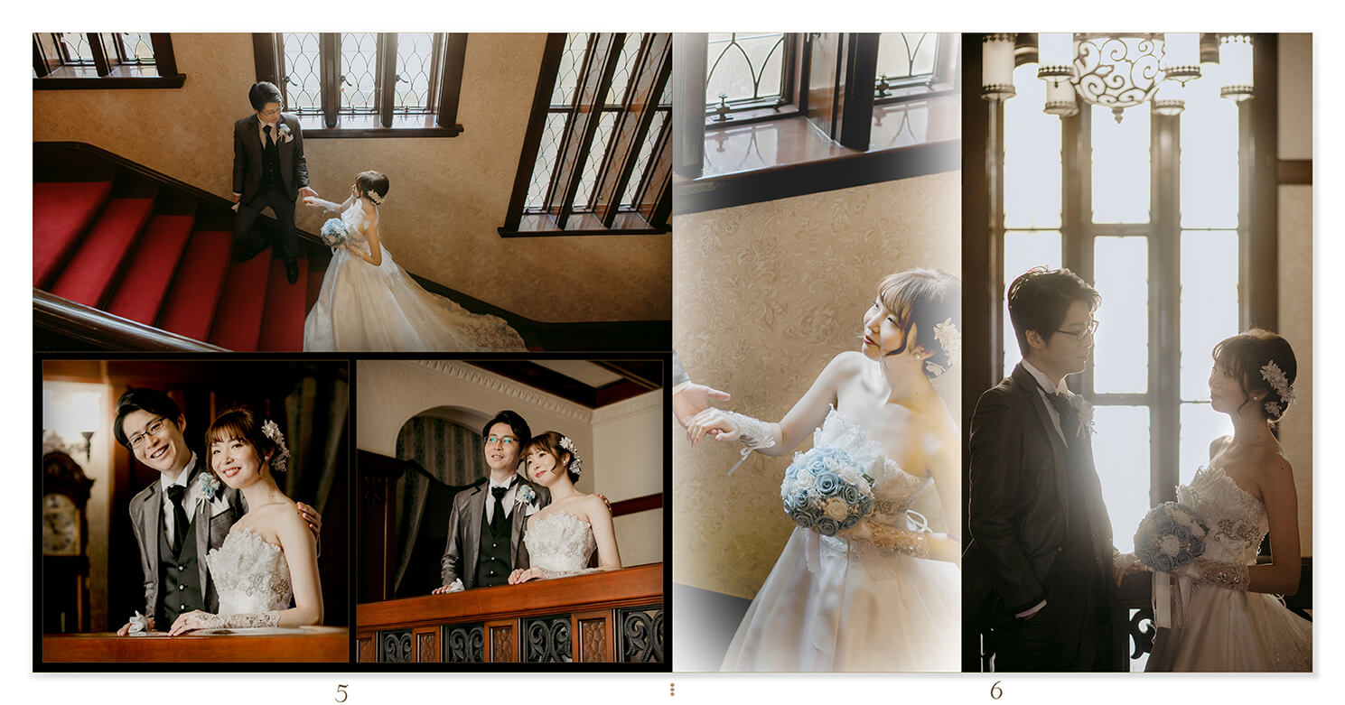 5～6ページ 旧前田侯爵邸 フォトウエディングアルバム