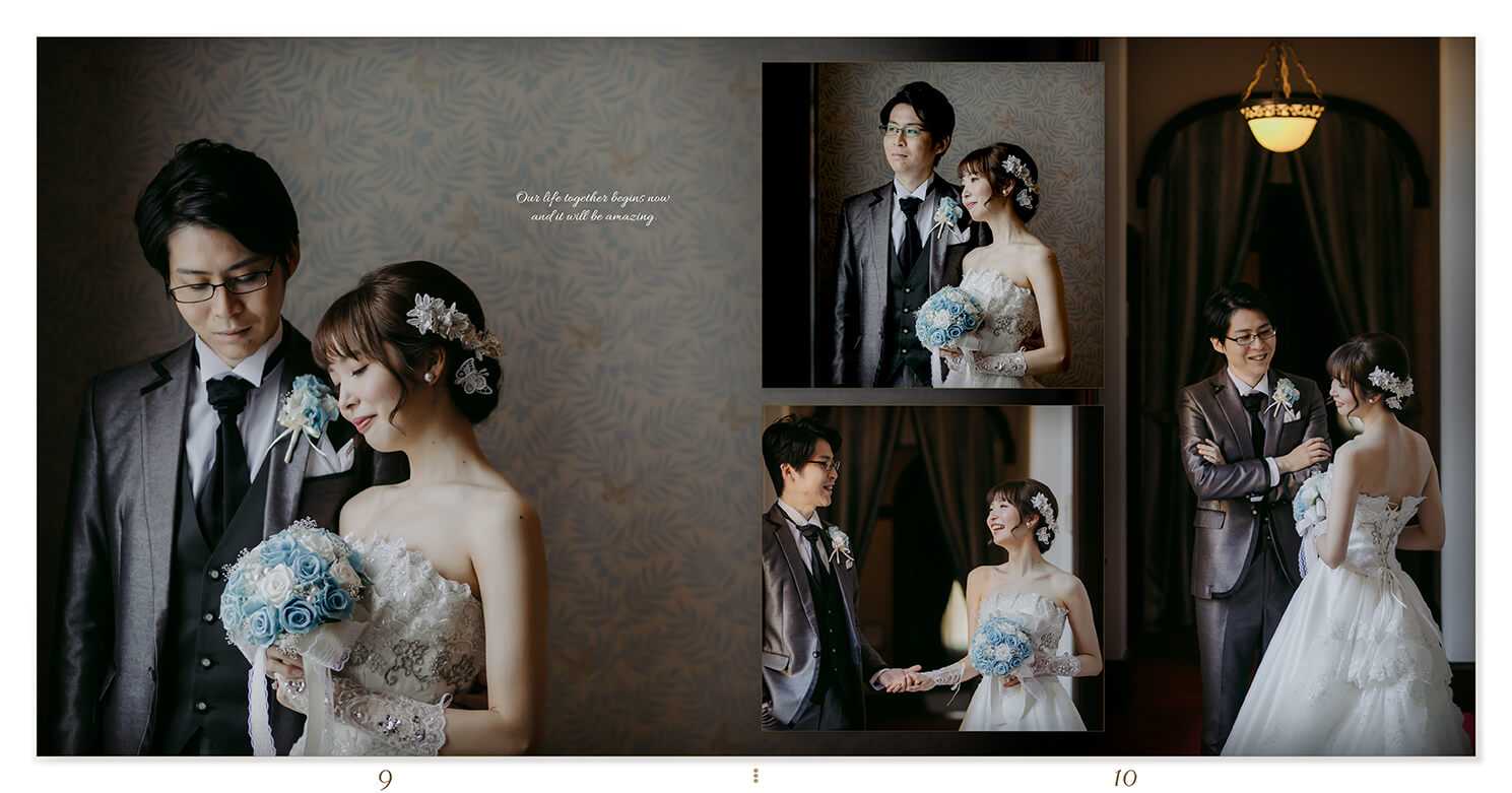 9～10ページ 旧前田侯爵邸 フォトウエディングアルバム