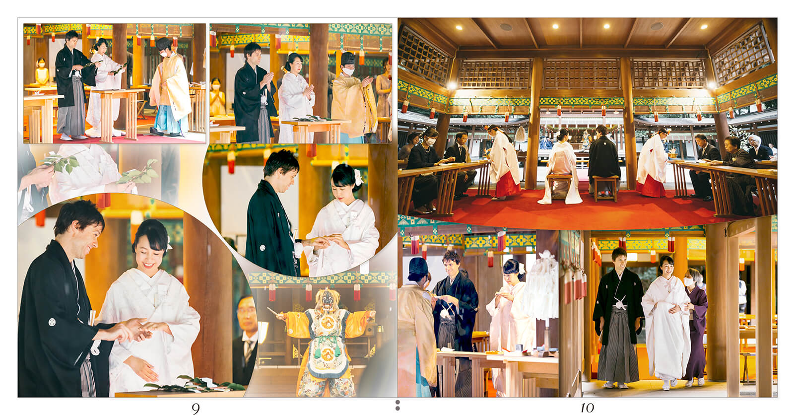 9～10ページ 乃木神社 結婚アルバム