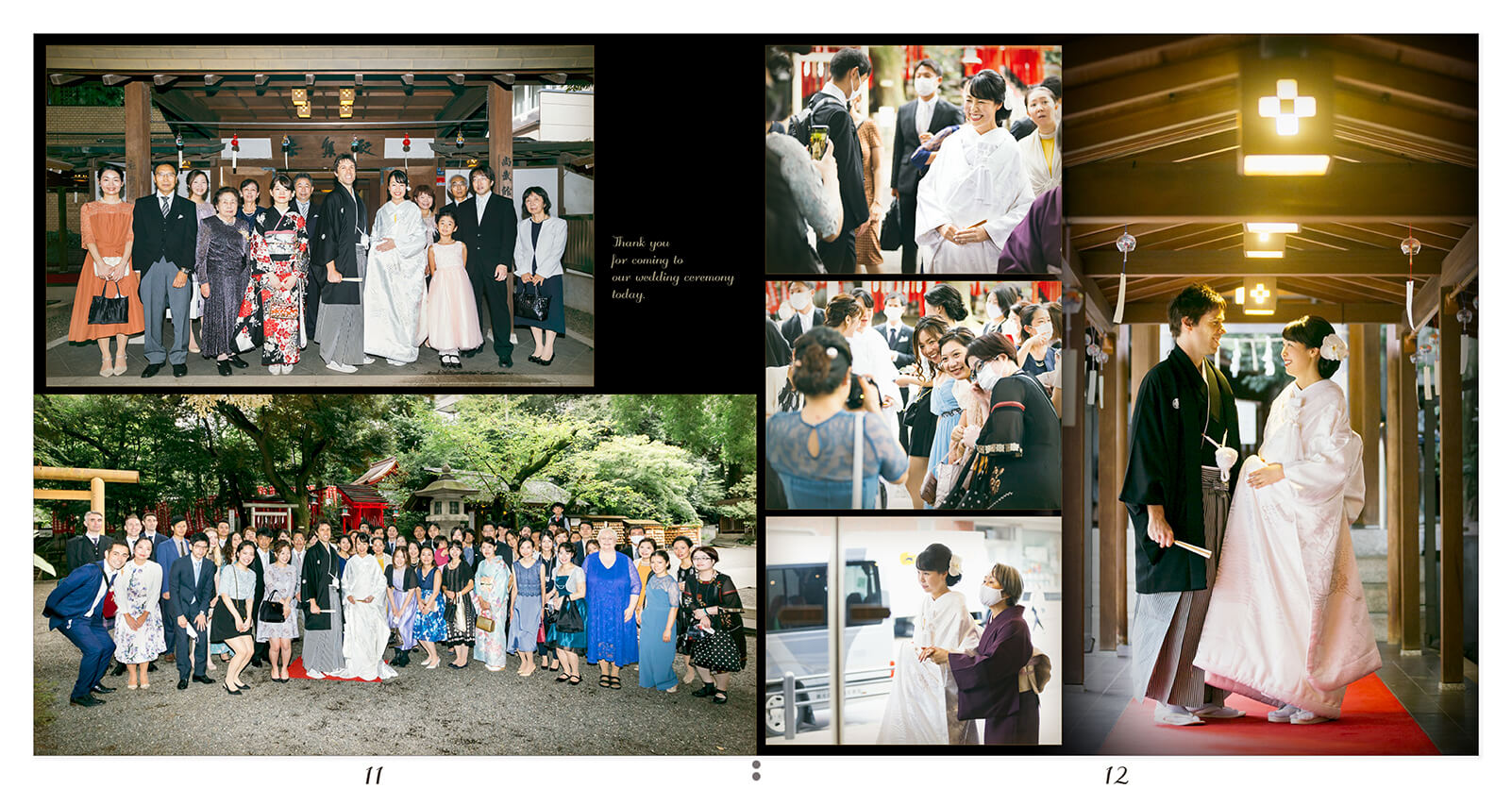 11～12ページ 乃木神社 結婚アルバム