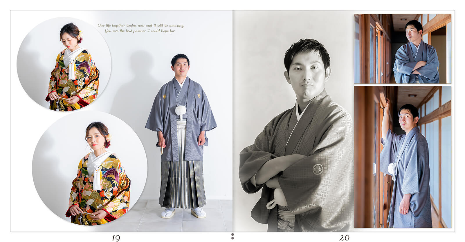 19～20ページ フォトウエディングアルバム