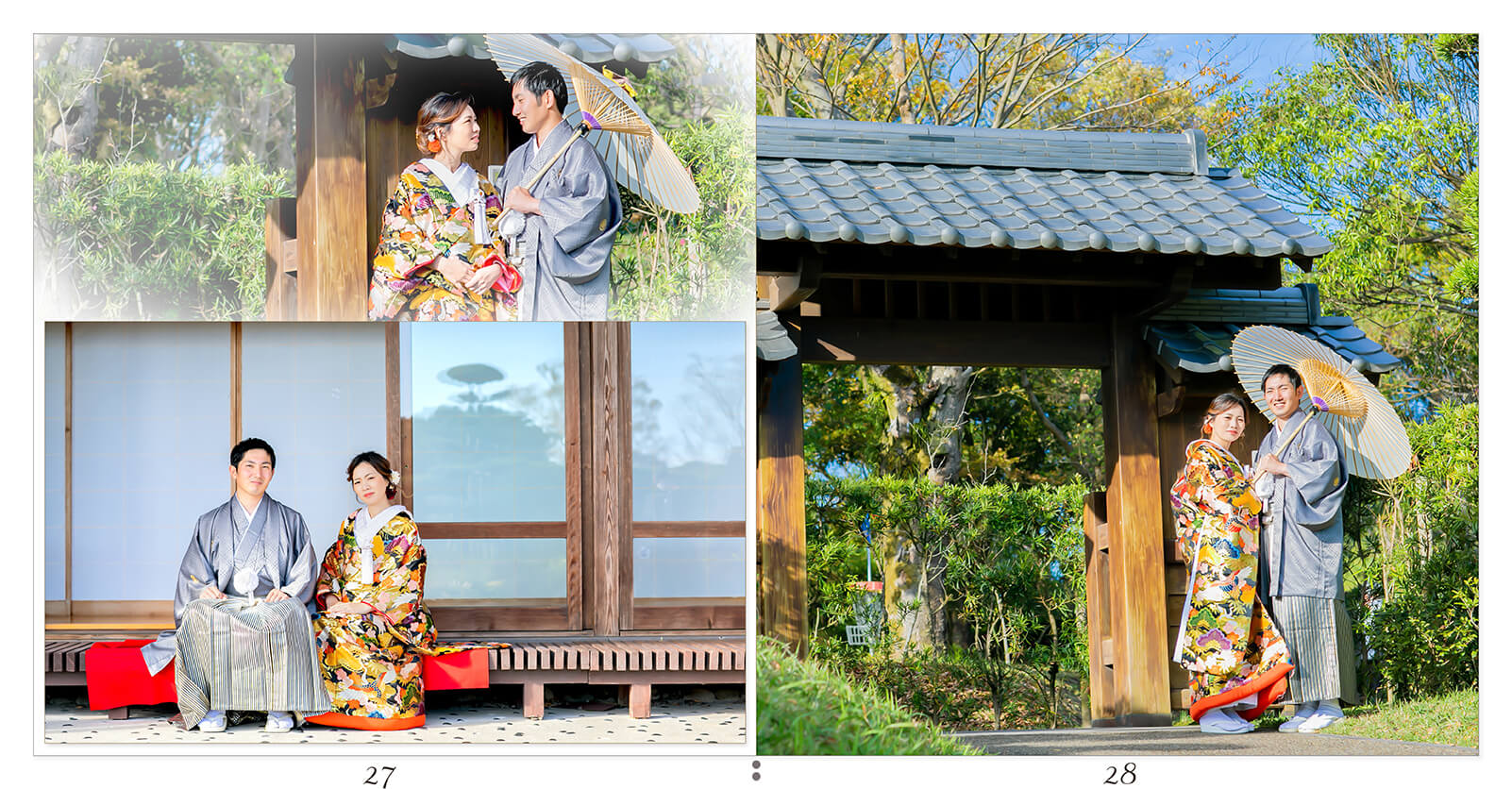 27～28ページ 吉野公園 フォトウエディングアルバム