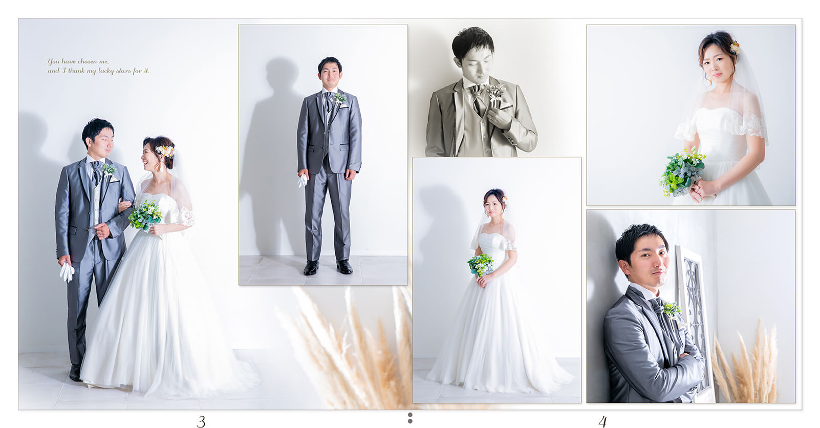 3～4ページ フォトウエディングアルバム