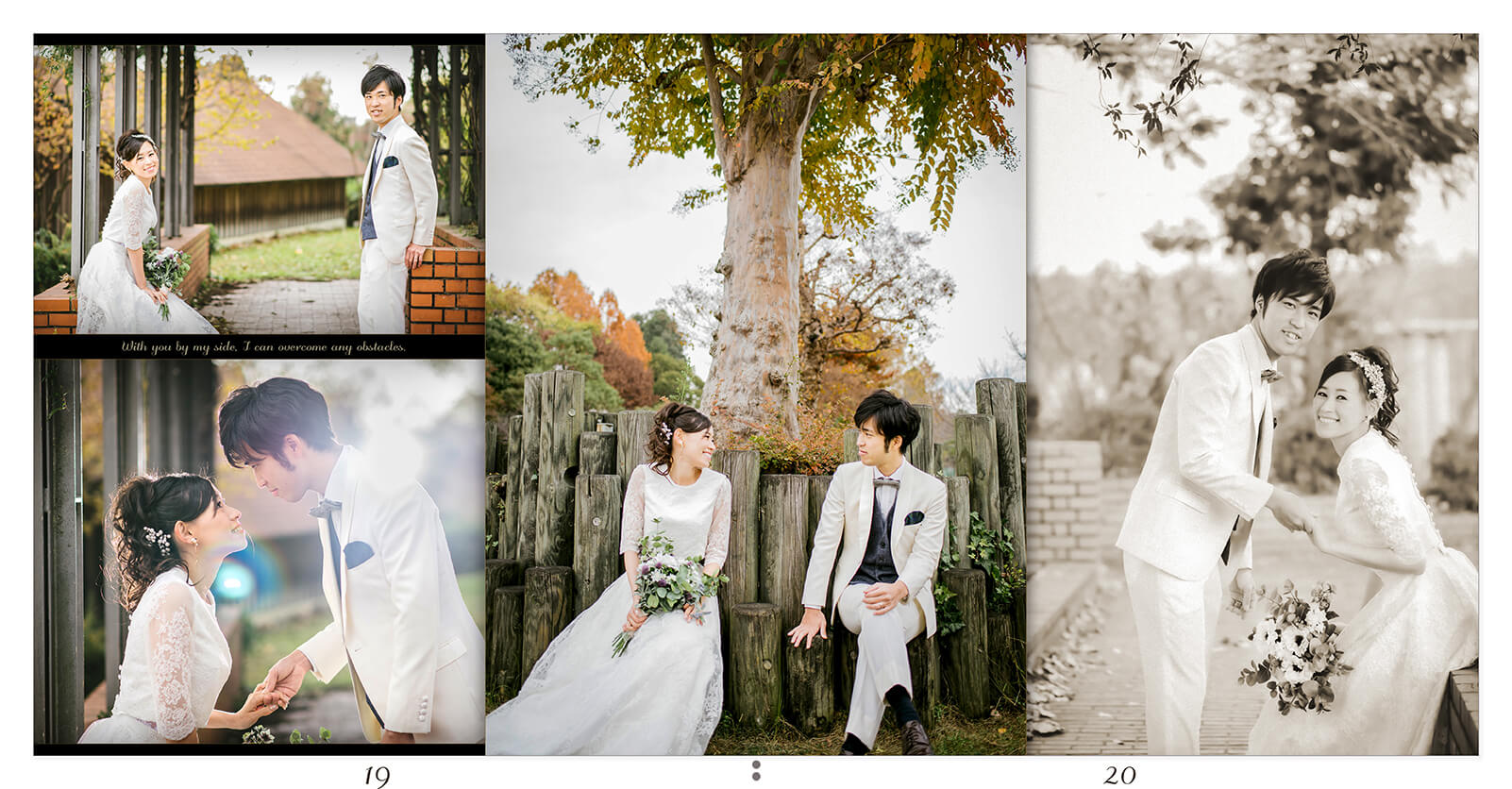 19～20ページ 前撮りアルバム