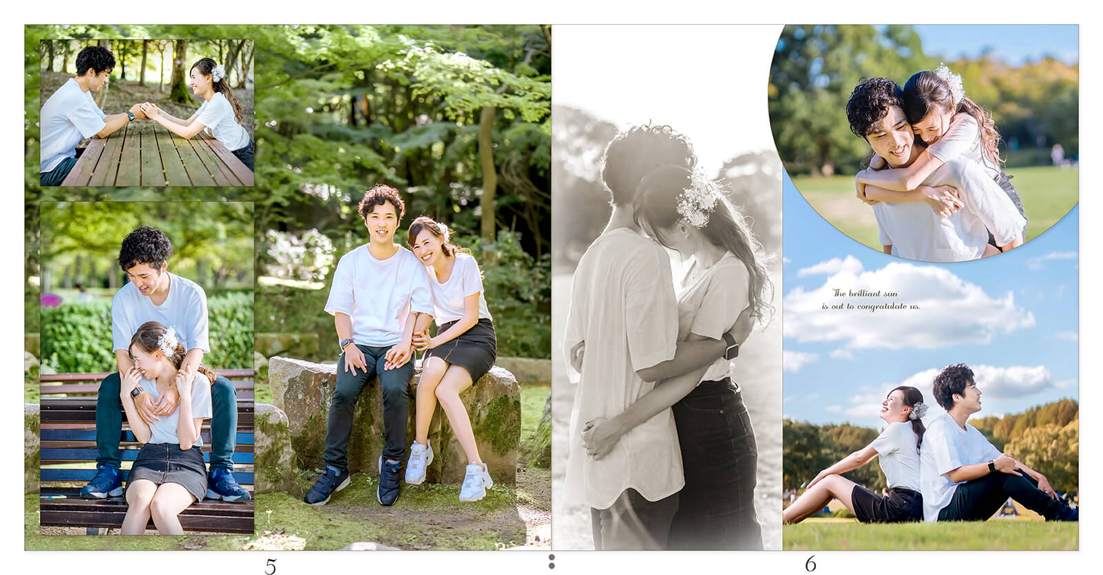 5～6ページ 前撮りアルバム