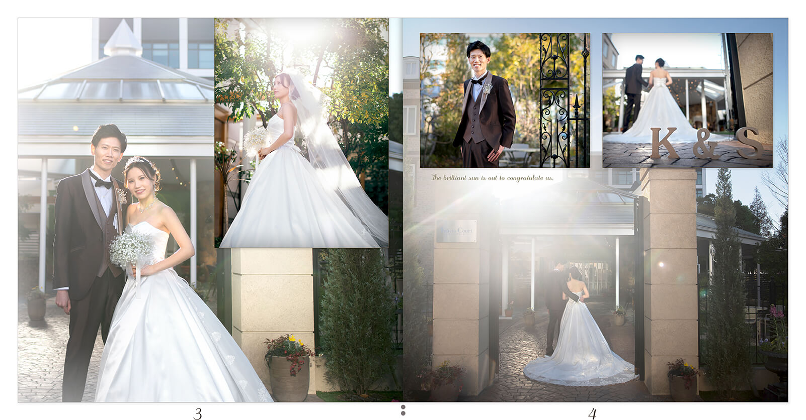 3～4ページ フォトウエディングのアルバム