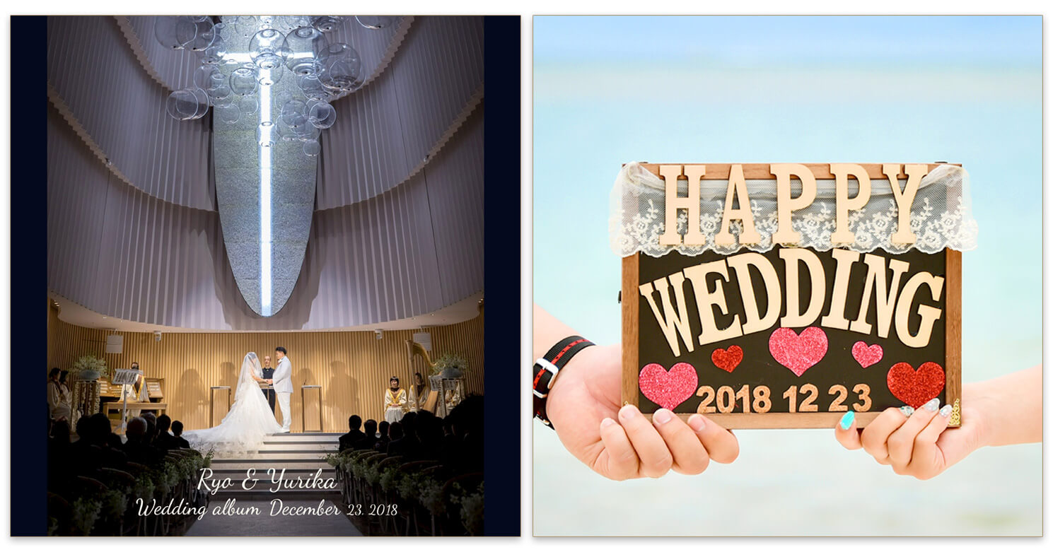 ノートルダム横浜みなとみらい 結婚アルバム 表紙