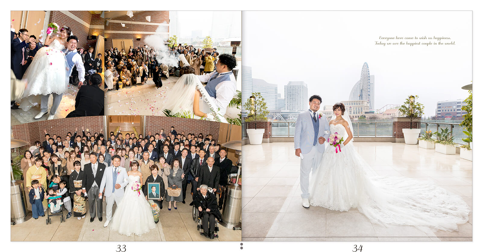 33～34ページ ノートルダム横浜みなとみらい 結婚アルバム