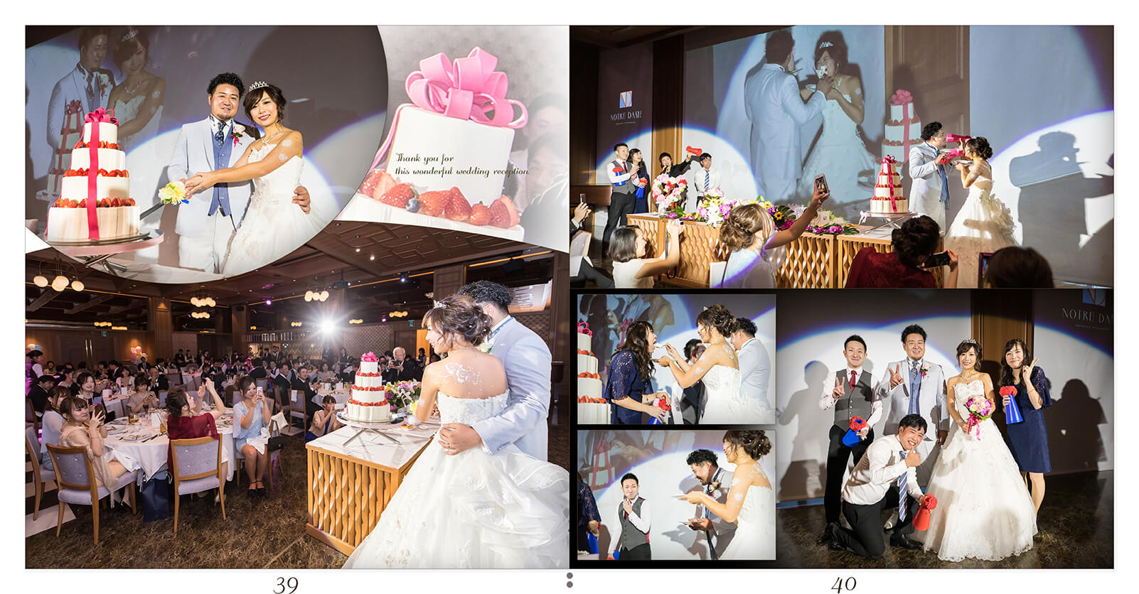 39～40ページ ノートルダム横浜みなとみらい 結婚アルバム