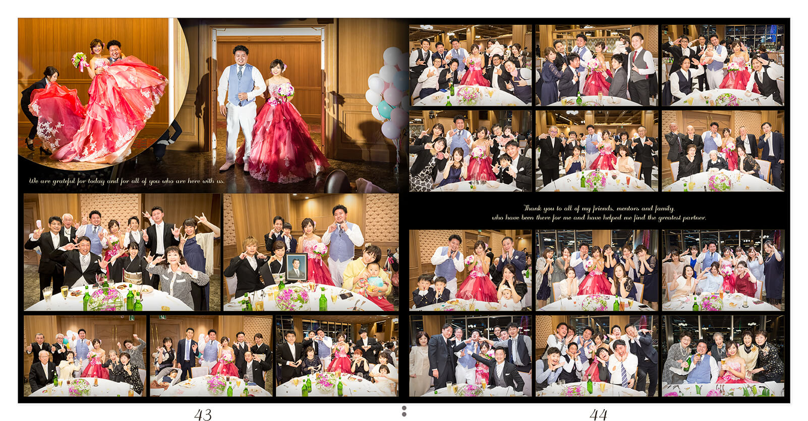 43～44ページ ノートルダム横浜みなとみらい 結婚アルバム