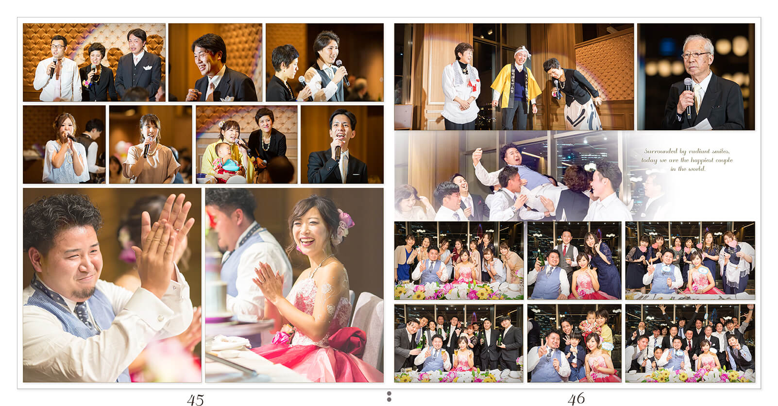 45～46ページ ノートルダム横浜みなとみらい 結婚アルバム