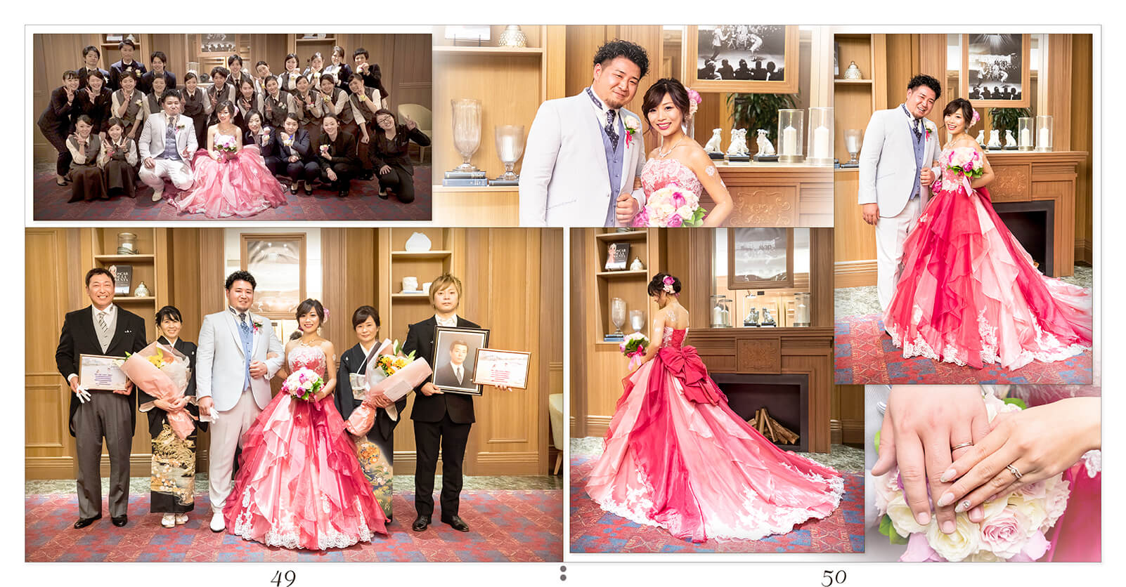 49～50ページ ノートルダム横浜みなとみらい 結婚アルバム