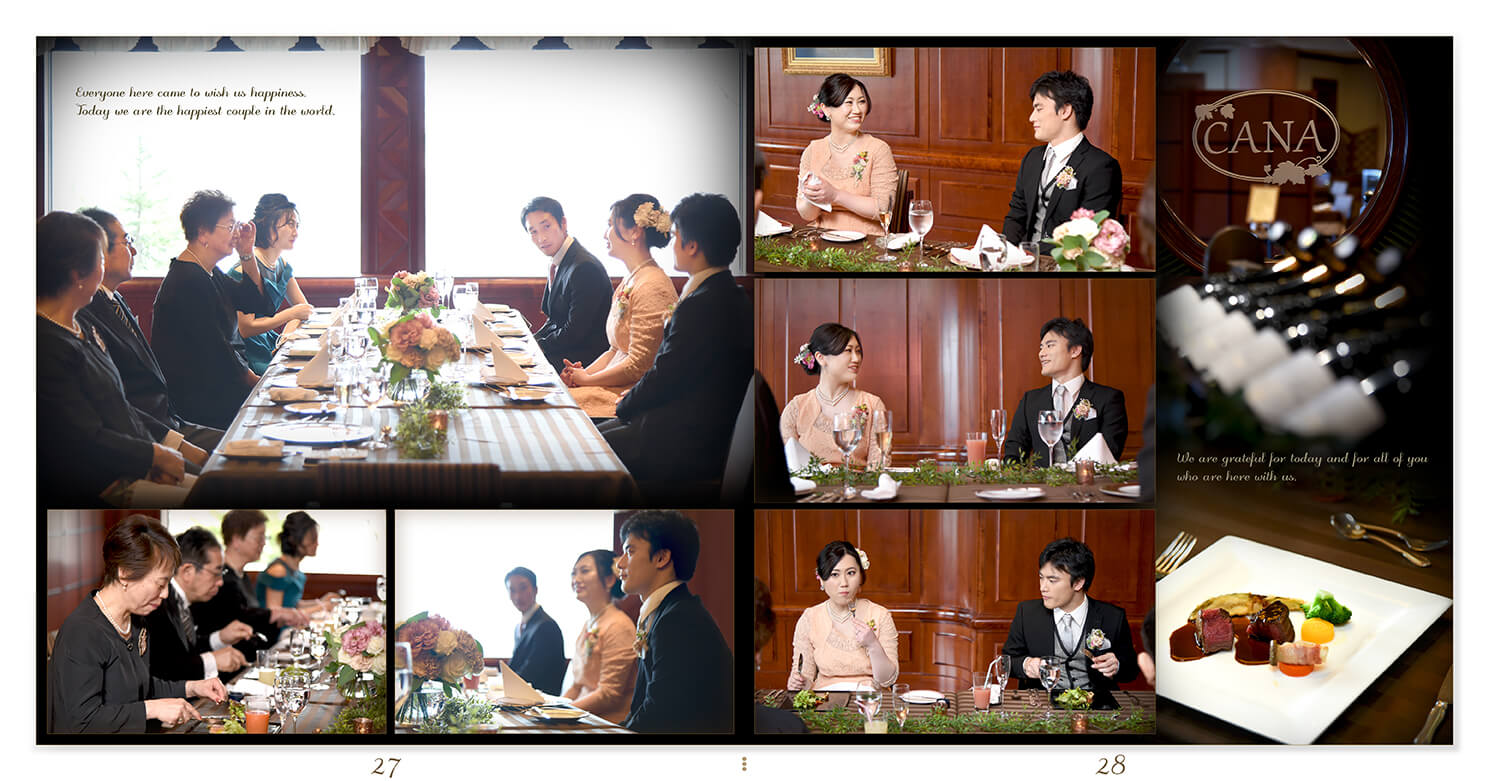 27～28ページ 藻岩シャローム教会 結婚アルバム