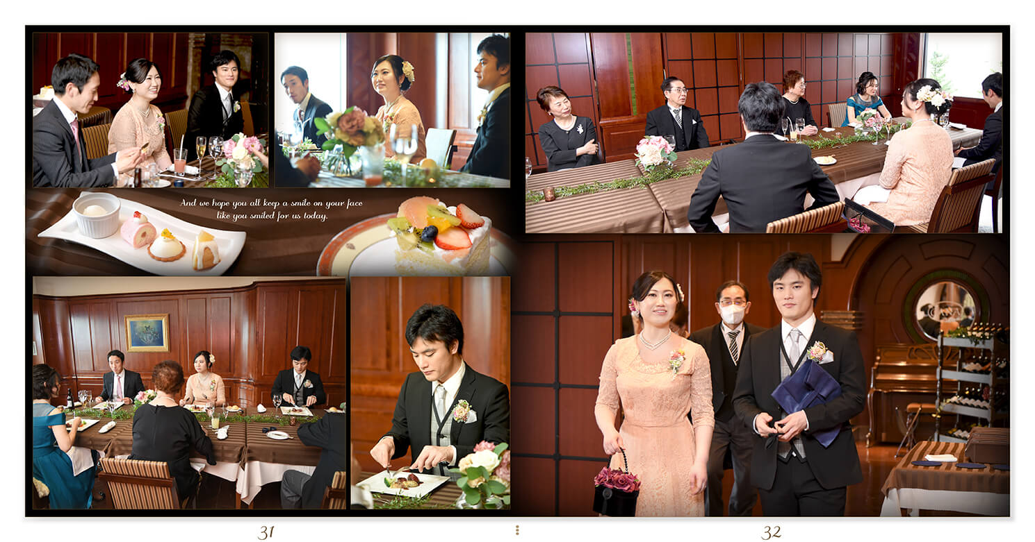 31～32ページ 藻岩シャローム教会 結婚アルバム