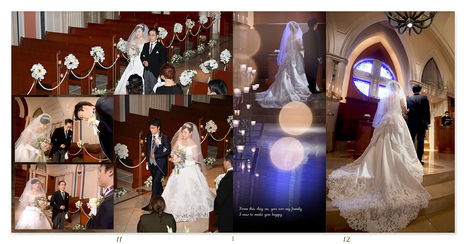 11～12ページ 藻岩シャローム教会 結婚アルバム