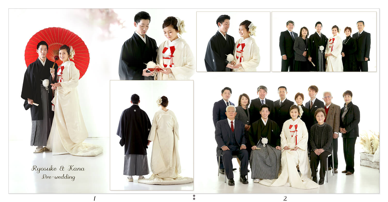 1～2ページ ノートルダム神戸 結婚式アルバム