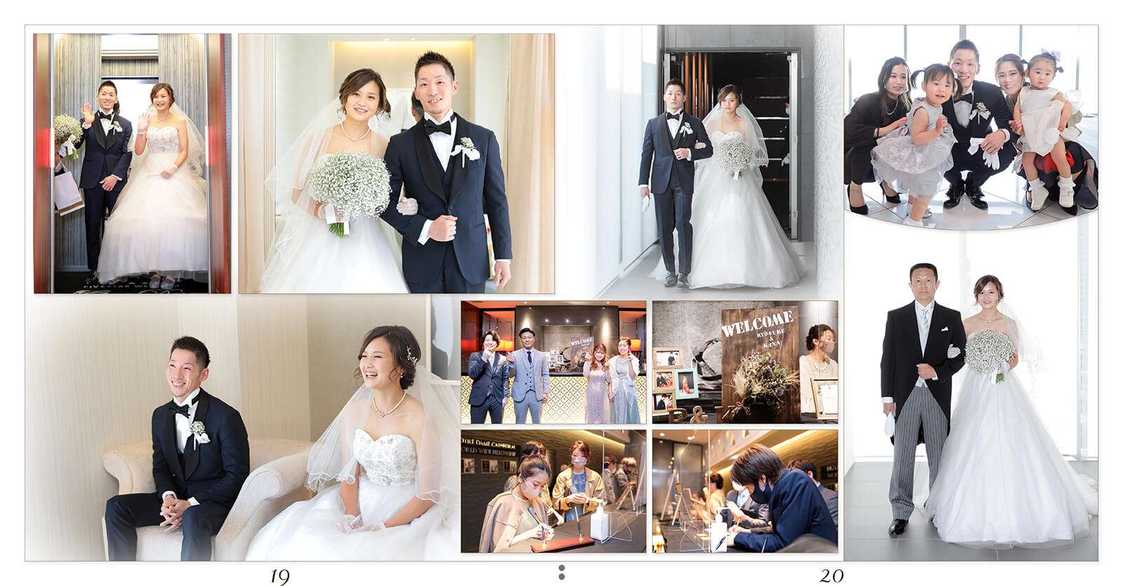 19～20ページ ノートルダム神戸 結婚式アルバム