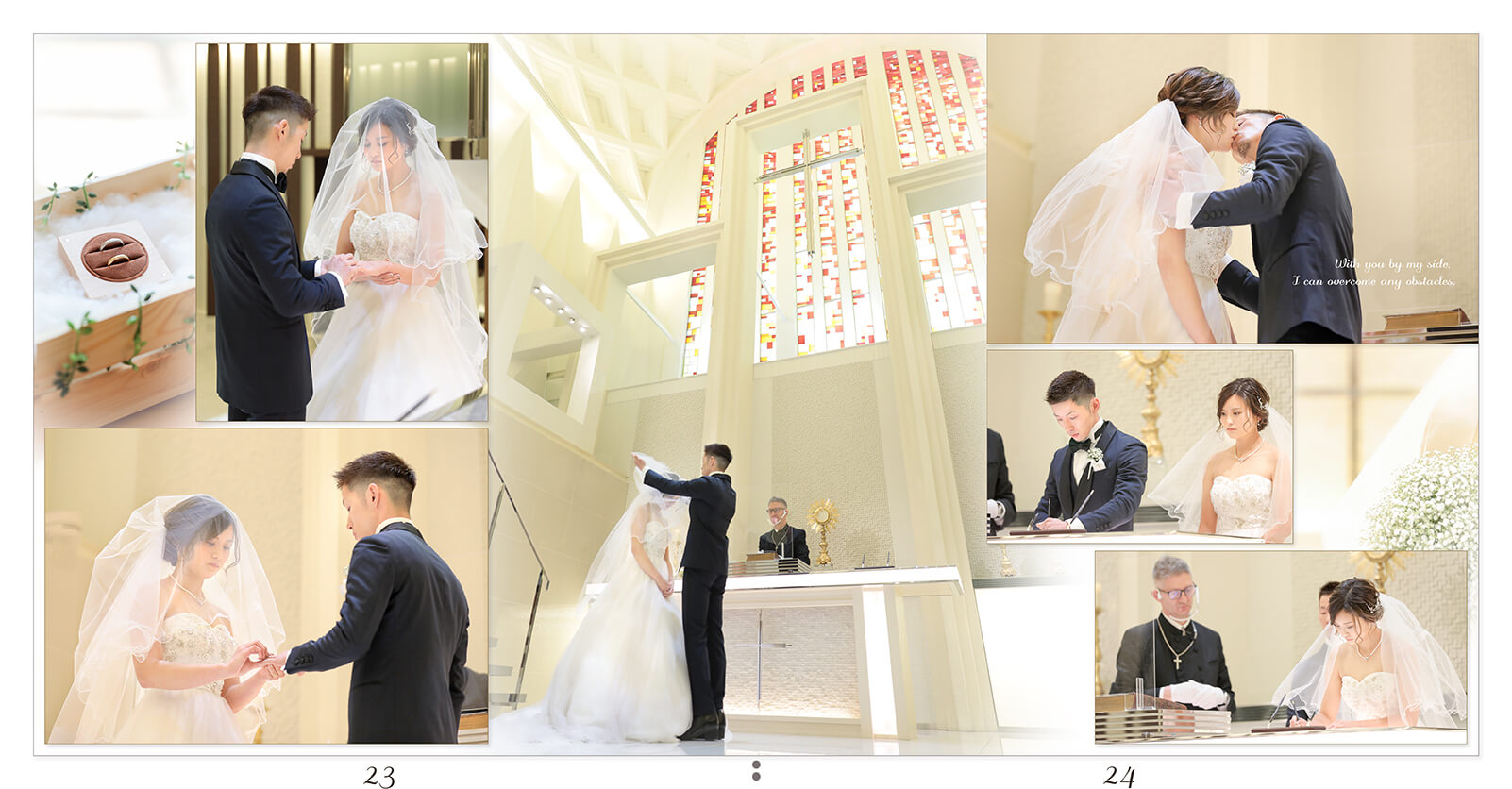 23～24ページ ノートルダム神戸 結婚式アルバム