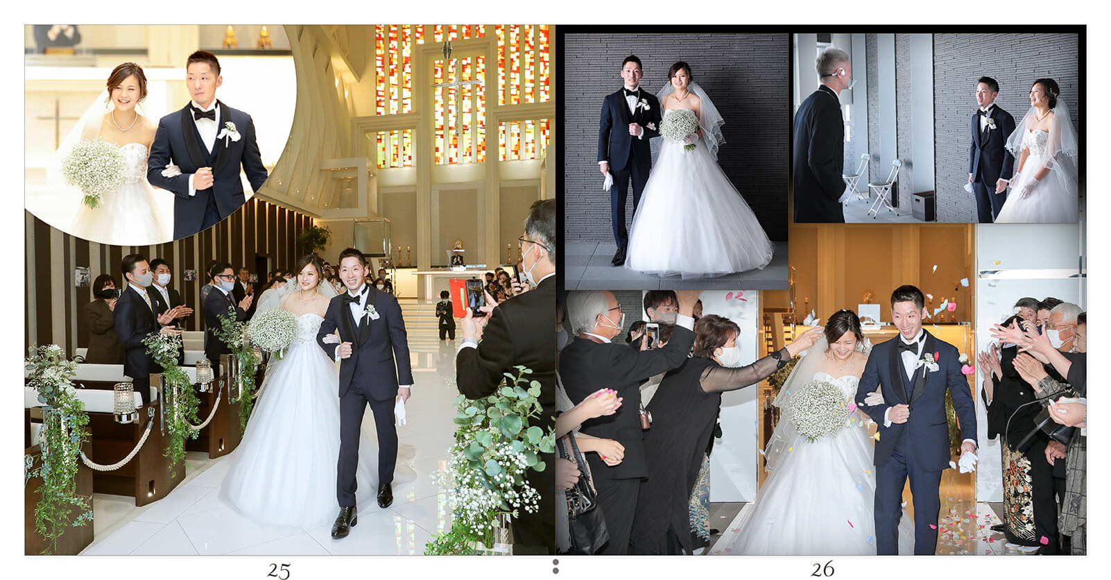25～26ページ ノートルダム神戸 結婚式アルバム