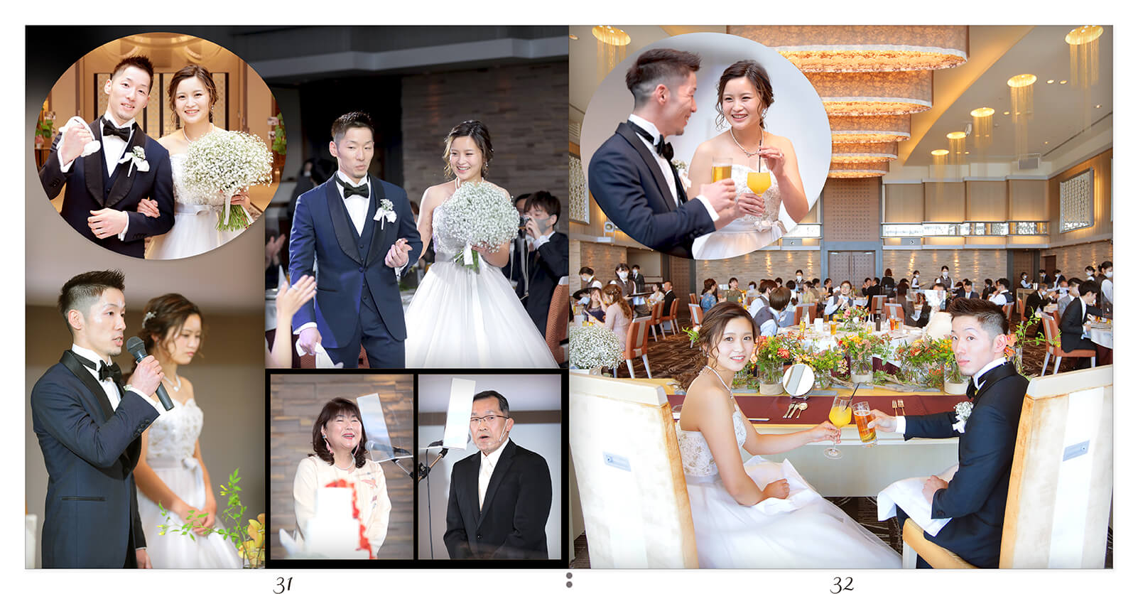 31～32ページ ノートルダム神戸 結婚式アルバム