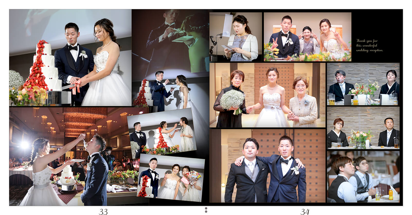 33～34ページ ノートルダム神戸 結婚式アルバム