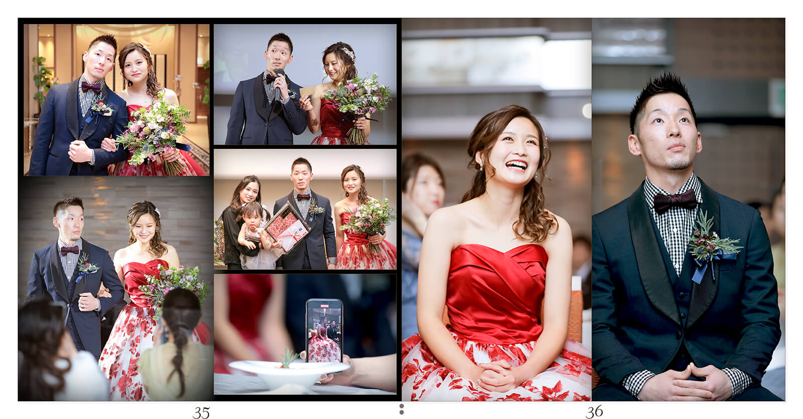 35～36ページ ノートルダム神戸 結婚式アルバム