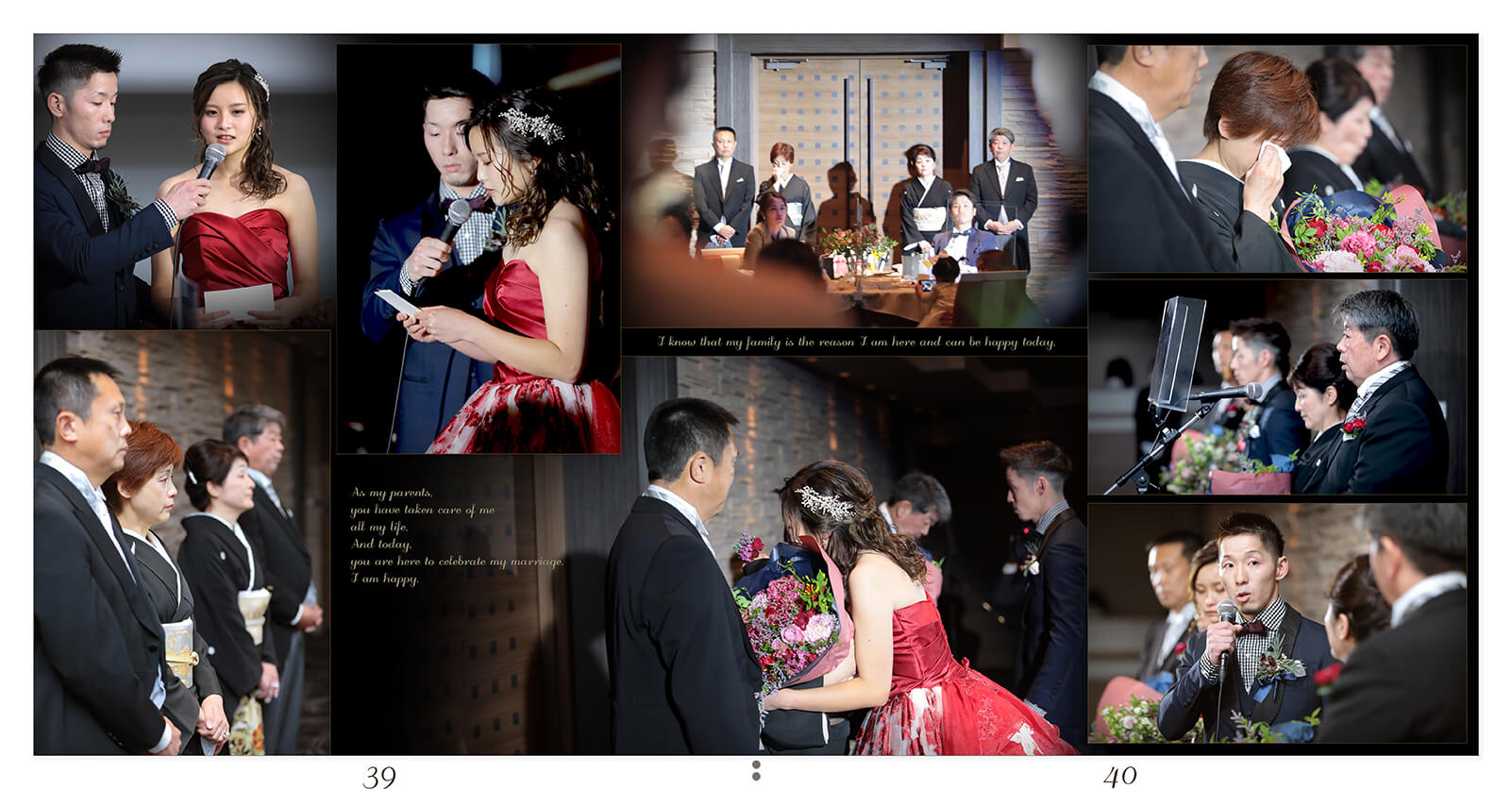 39～40ページ ノートルダム神戸 結婚式アルバム