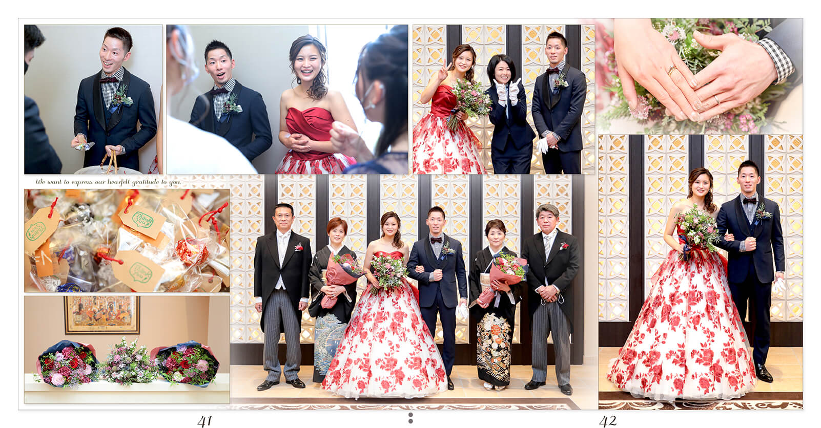 41～42ページ ノートルダム神戸 結婚式アルバム