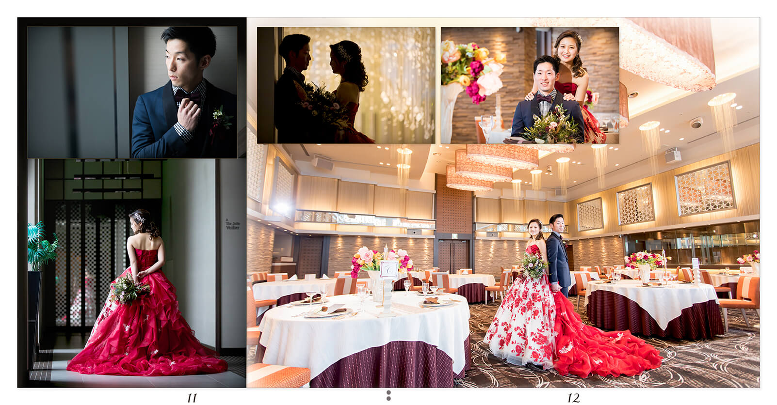 11～12ページ ノートルダム神戸 結婚式アルバム