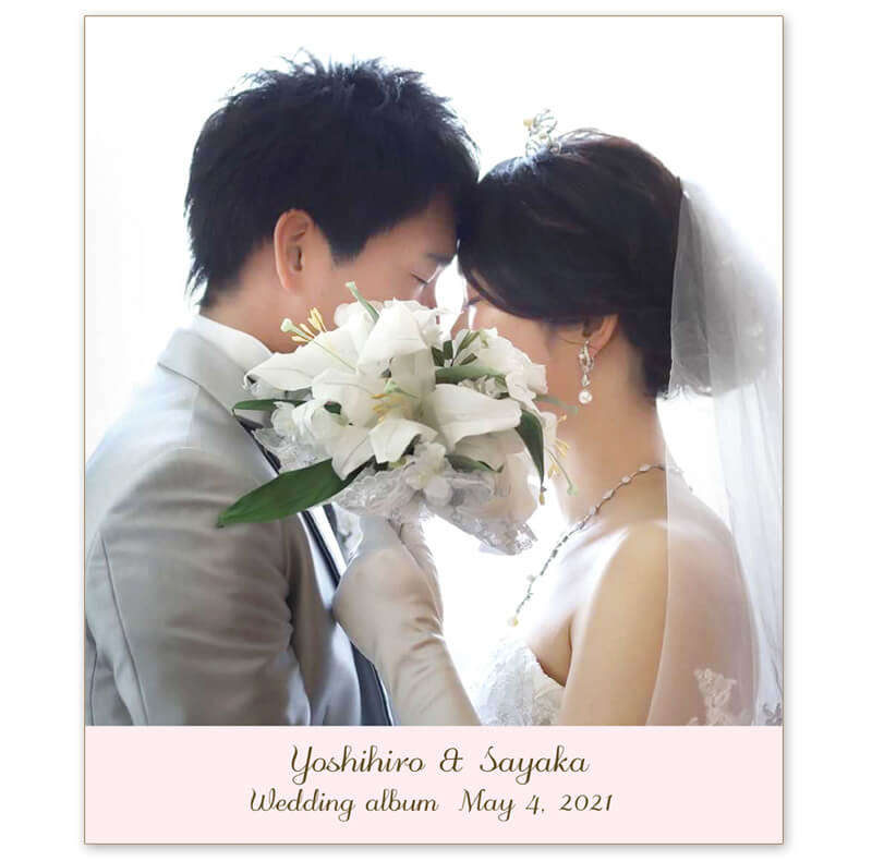 アンジェローブ 結婚式アルバム 表紙