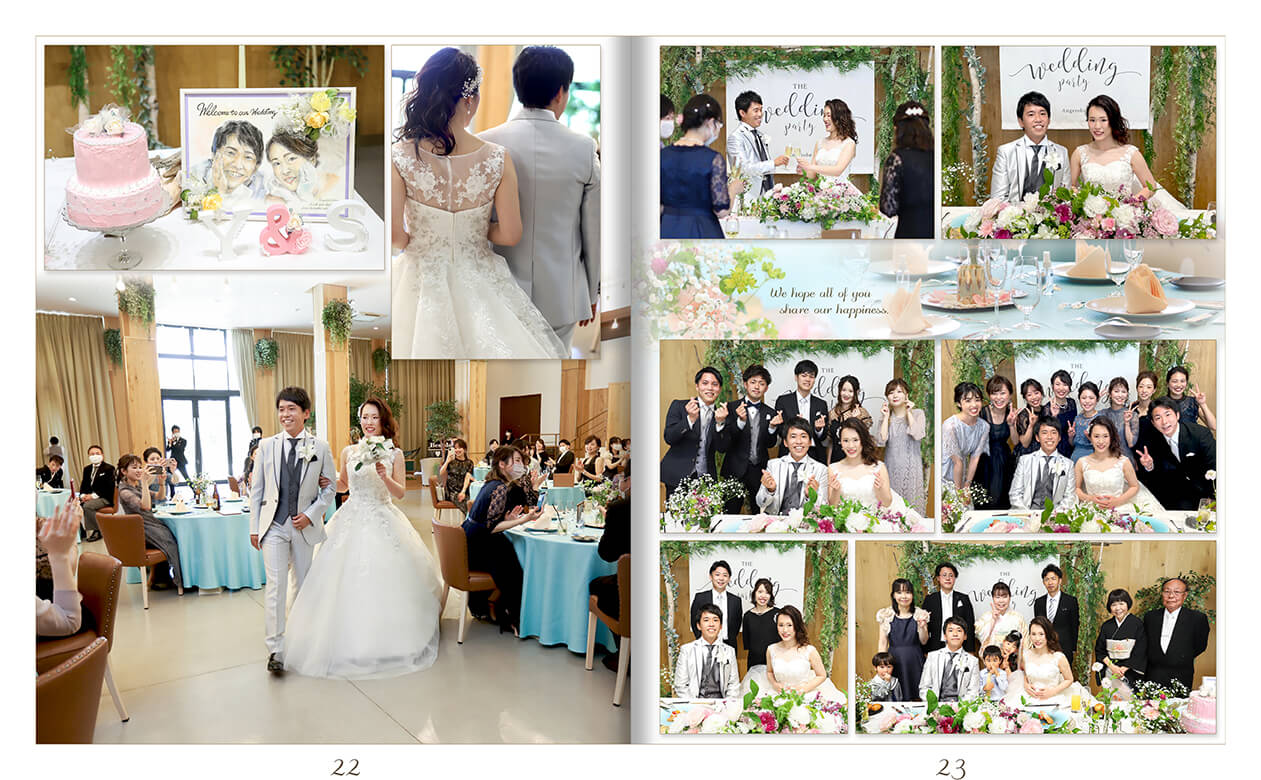 23～24ページ アンジェローブ 結婚式アルバム