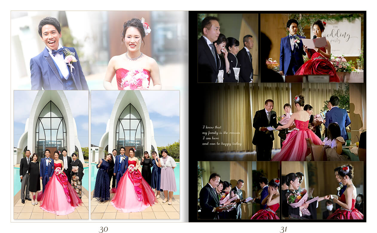 31～32ページ アンジェローブ 結婚式アルバム