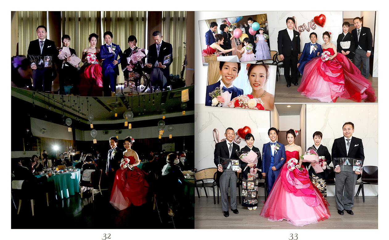 33～34ページ アンジェローブ 結婚式アルバム